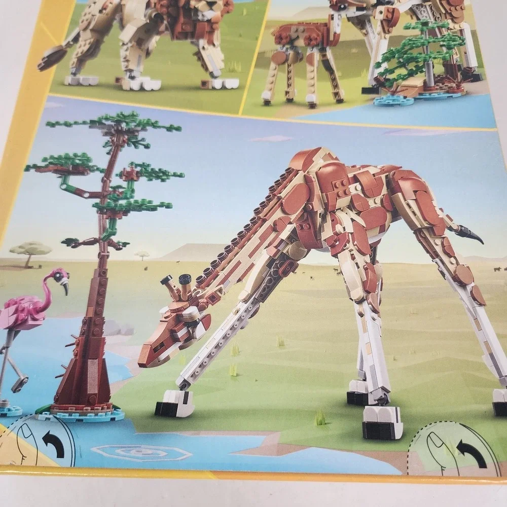 LEGO Creator 3 in 1 31150 Wild Safari Animals 780 Pcs New Sealed